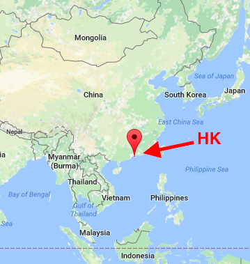 Is Hong Kong in Japan?